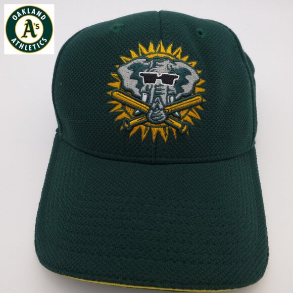 Oakland A's Mascot Fitted Hat Size Small - Picture 1 of 9